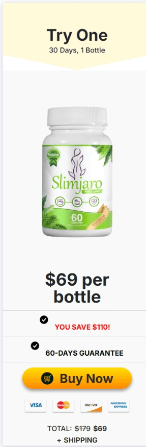 Slimjaro 1 Bottle